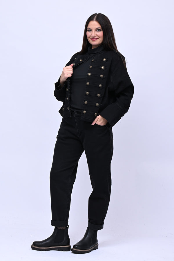 Giacca jeans Beatles - Nero