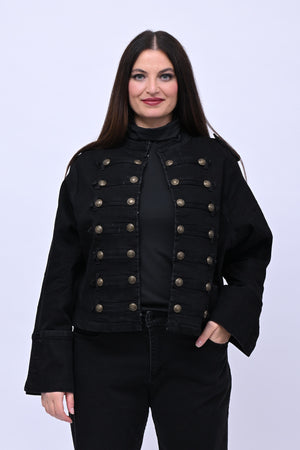 Giacca jeans Beatles - Nero