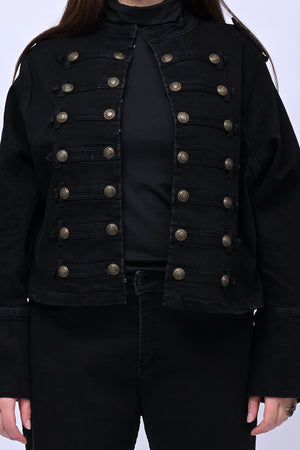 Giacca jeans Beatles - Nero