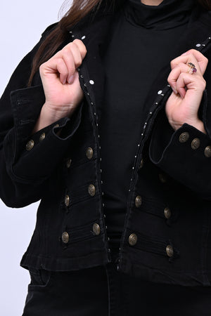 Giacca jeans Beatles - Nero