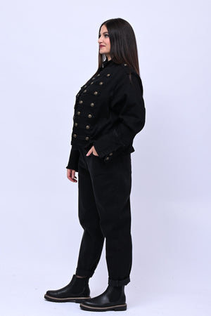 Giacca jeans Beatles - Nero