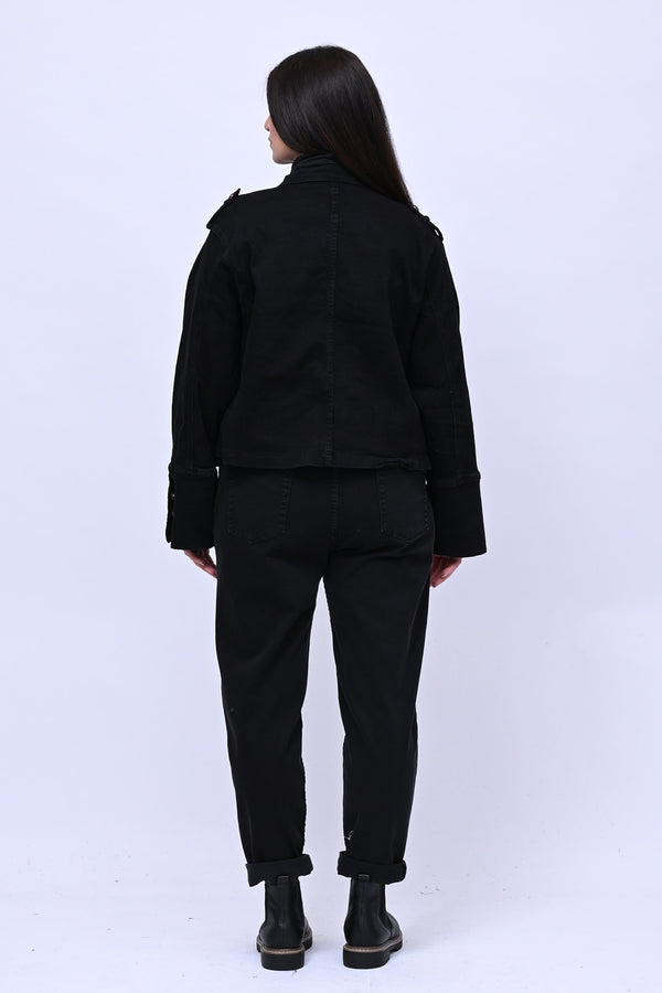 Giacca jeans Beatles - Nero