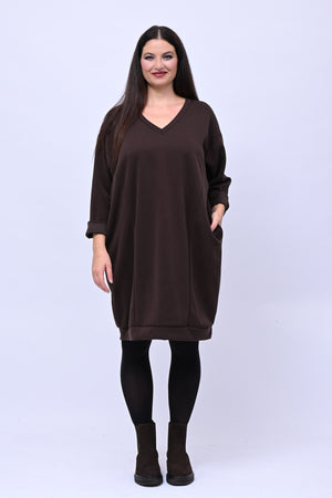 Abito midi neoprene - Moro