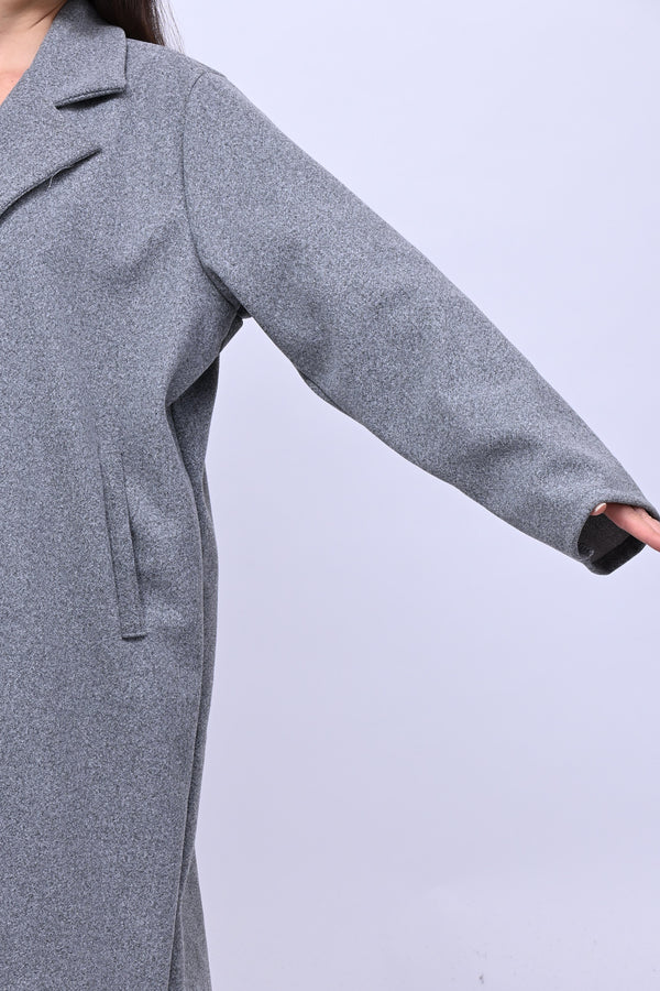 Cappotto over doppio petto - Grigio