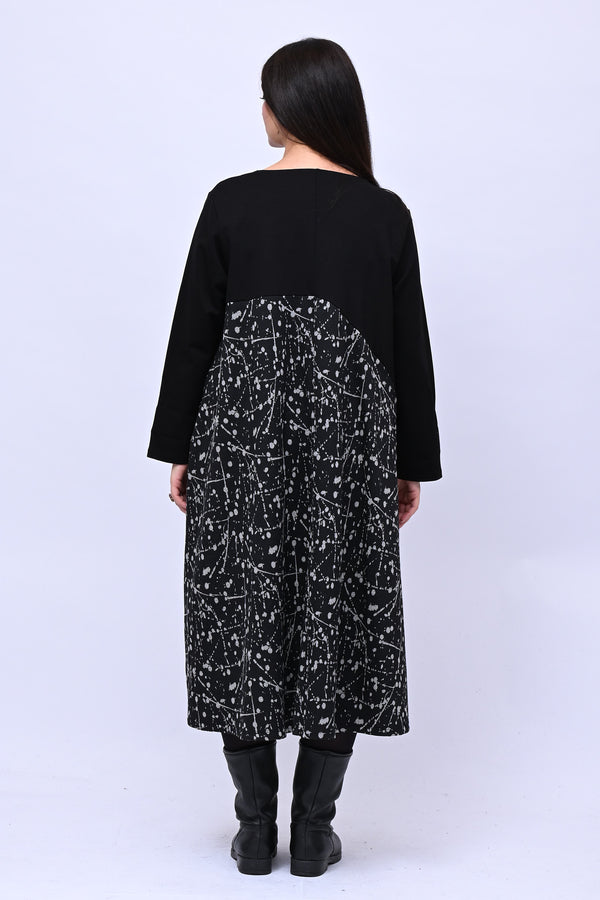 Abito vernice zip - Greige