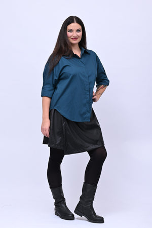 Camicia basic cotone - Ottanio