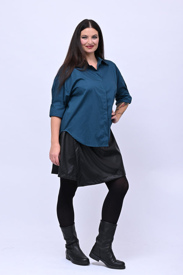 Camicia basic cotone - Ottanio