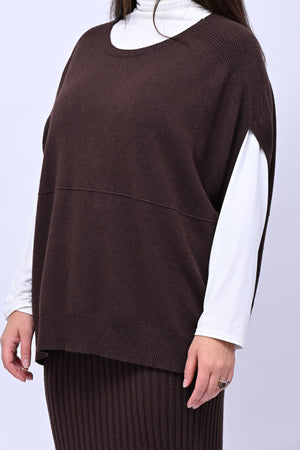 Gilet scatola calda viscosa - Moro