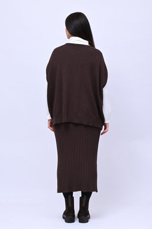 Gilet scatola calda viscosa - Moro