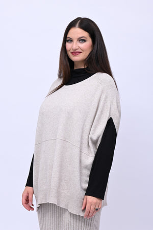 Gilet scatola calda viscosa - Visone