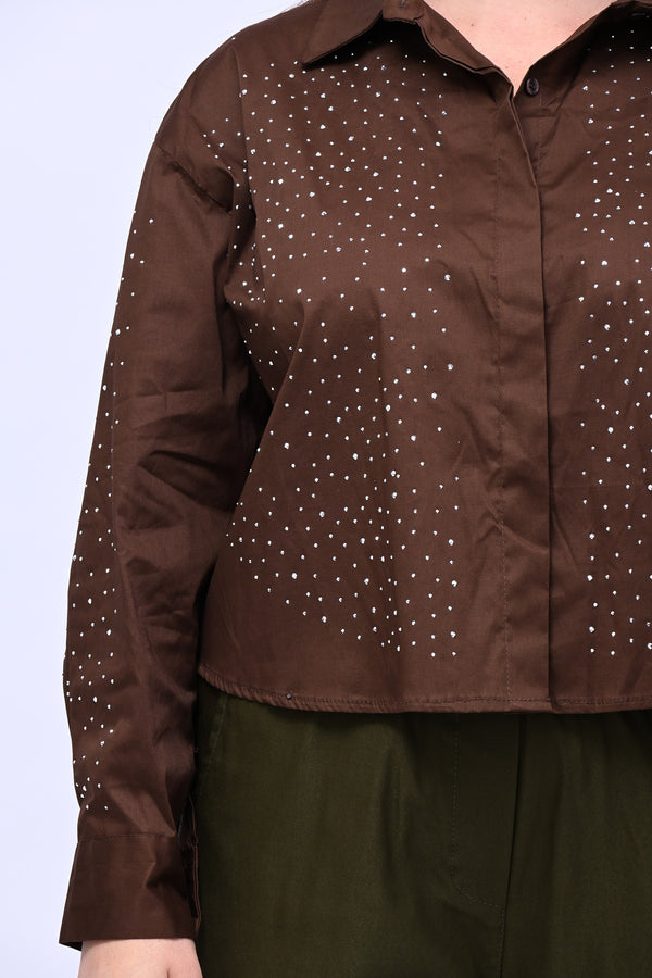 Camicia crop All Stars - Moro