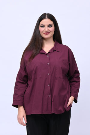 Camicia over tasconi - Vino