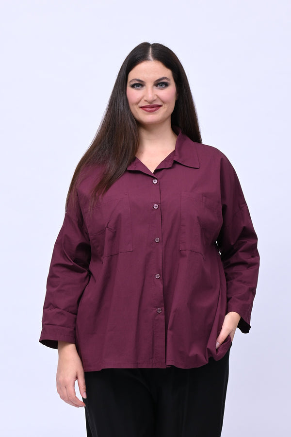 Camicia over tasconi - Vino
