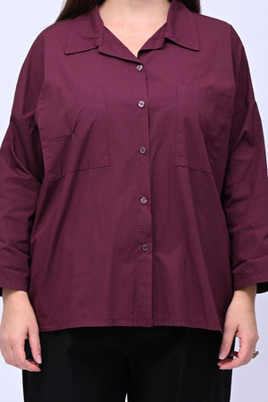 Camicia over tasconi - Vino