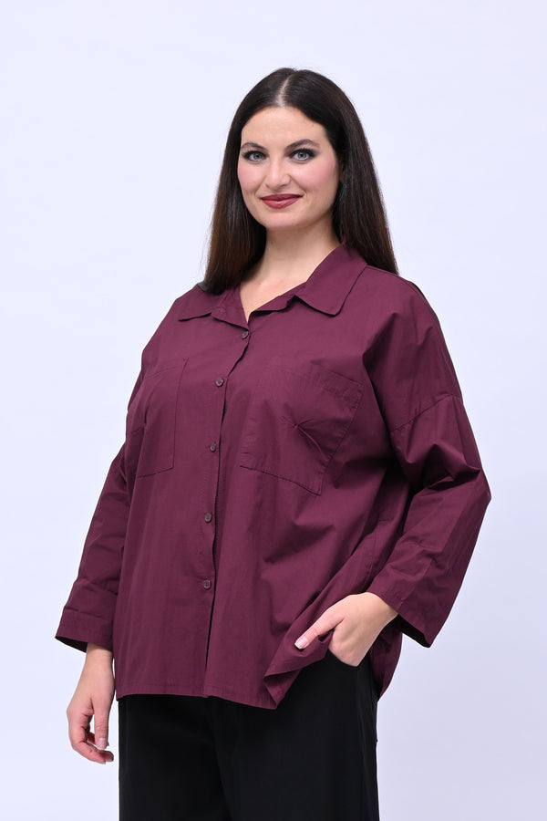Camicia over tasconi - Vino