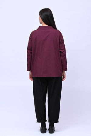 Pantalone bengalina vita alta - Nero