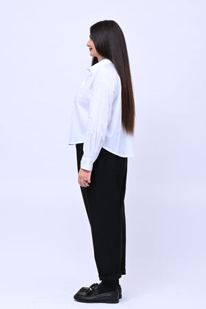Camicia crop All Stars - Bianco