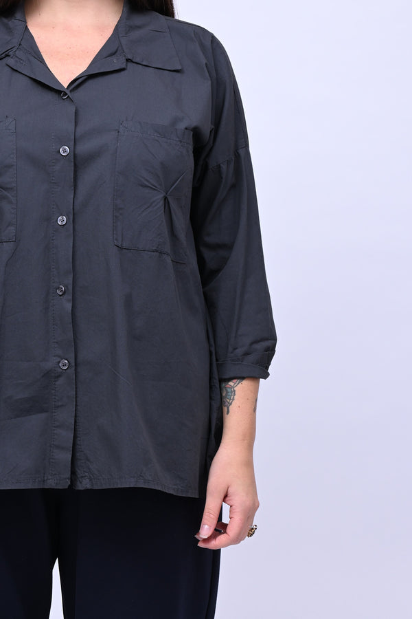 Camicia over tasconi - Piombo