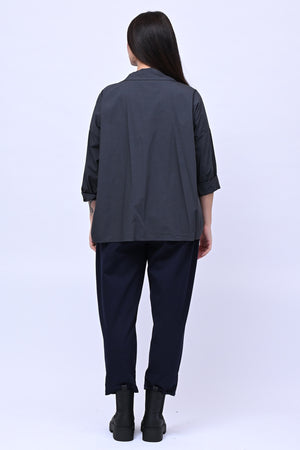 Camicia over tasconi - Piombo