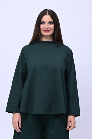 Completo scollo vulcano - Verde bottiglia