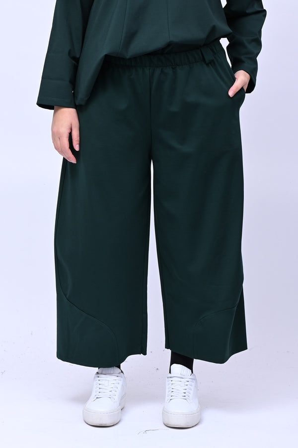 Completo scollo vulcano - Verde bottiglia
