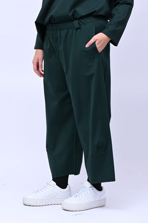Completo scollo vulcano - Verde bottiglia