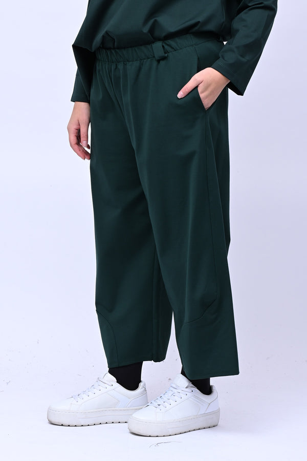 Completo scollo vulcano - Verde bottiglia