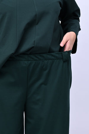 Completo scollo vulcano - Verde bottiglia