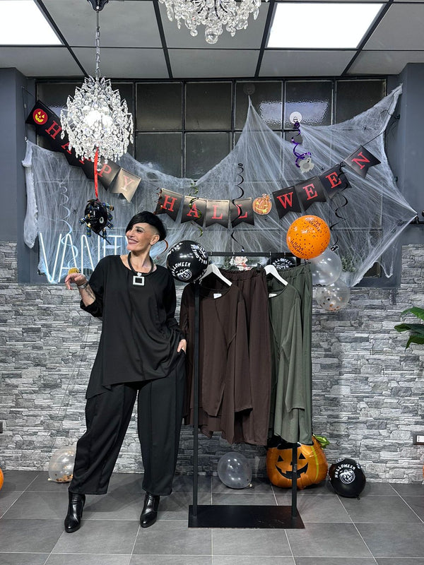 Completo cuciture - Verde militare