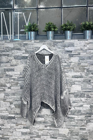 Maxi pull mohair maltinto - Nero