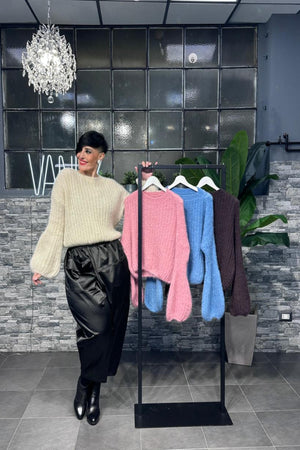 Pull manica palloncino - Burro