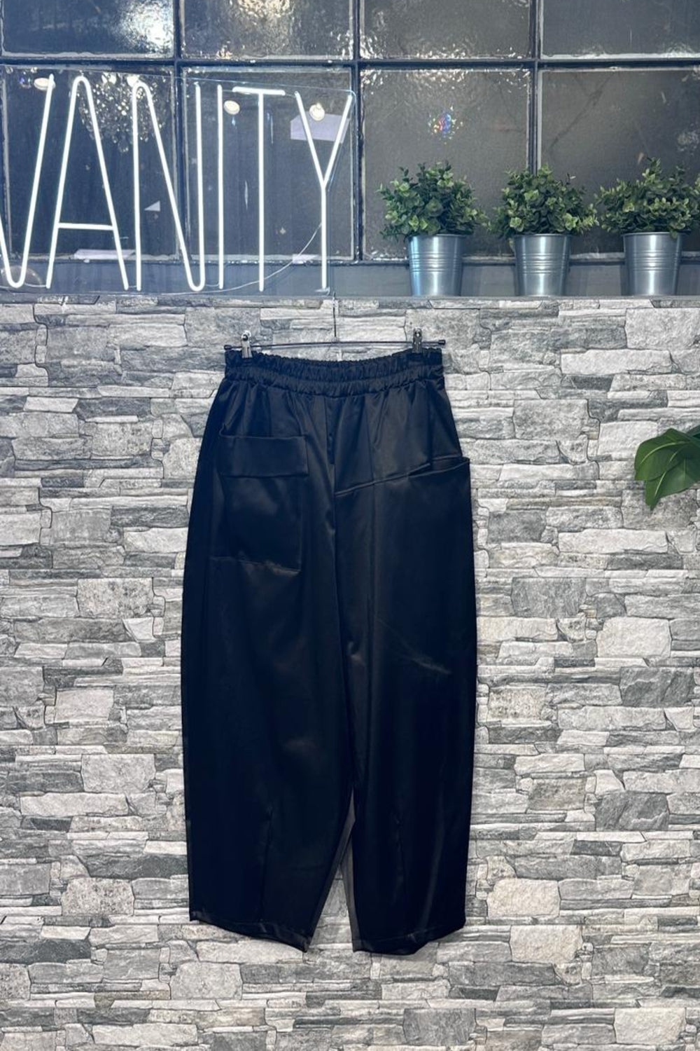 Pantacrop tasca raso - Nero