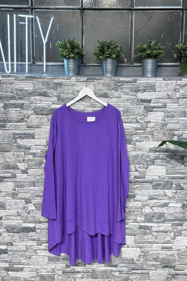 Maximaglia ruota felpa - Viola