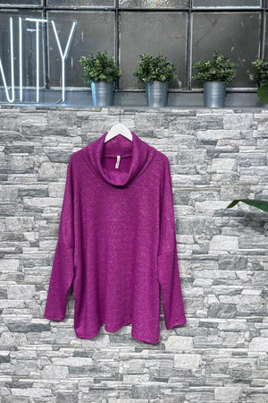 Pull over lurex - Bouganville