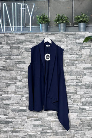 Gilet punte tasche - Blu