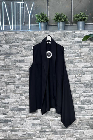 Gilet punte tasche - Nero