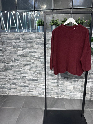 Pull Alpaka elastico - Sangria