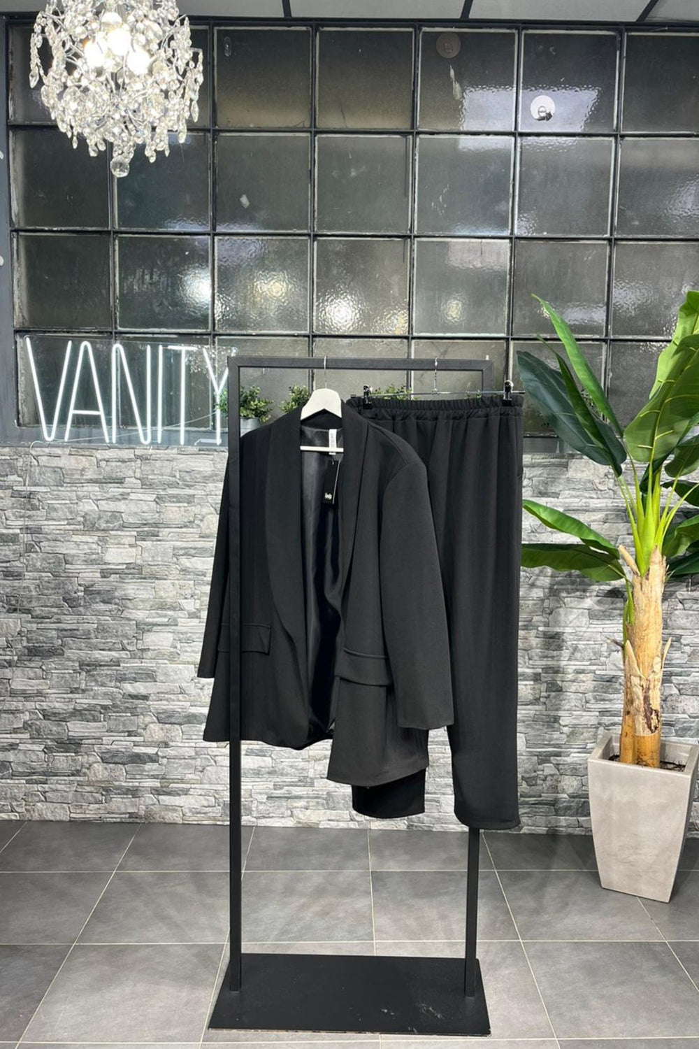 Tailleur crepe - Nero