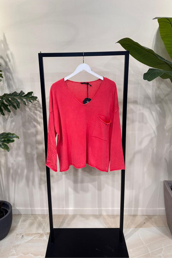 Pull filo taschino - Fragola