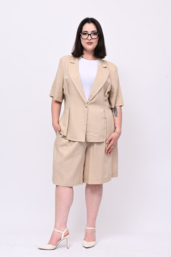 Tailleur lino bermuda - Corda