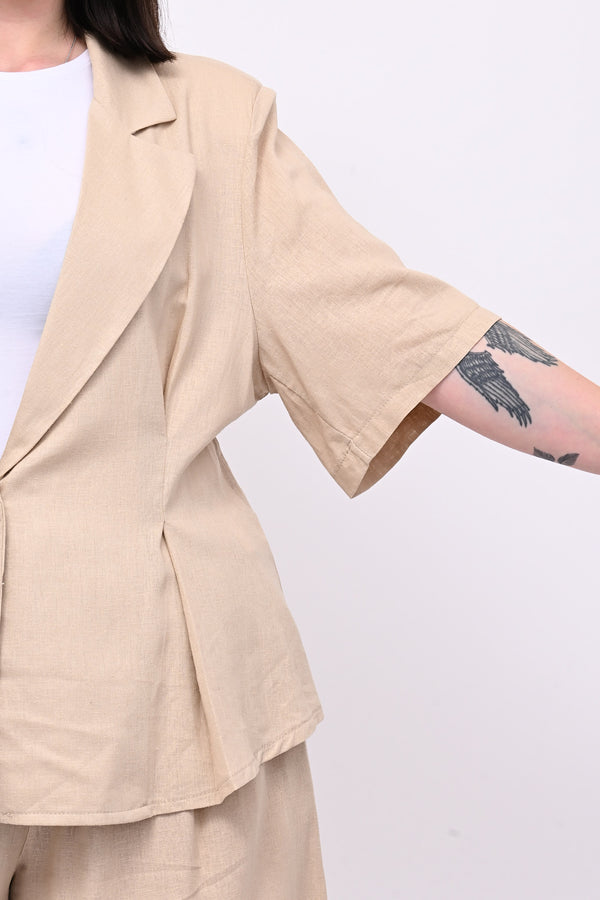 Tailleur lino bermuda - Corda