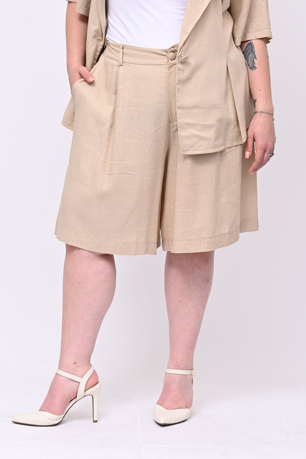 Tailleur lino bermuda - Corda