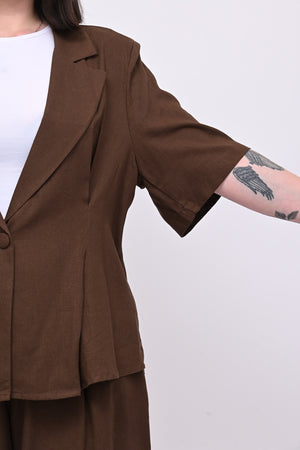 Tailleur lino bermuda - Moro